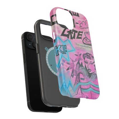 MagSafe "avant le ski" airbrush iPhone case