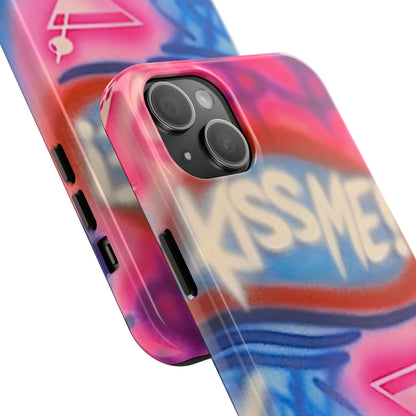 "kiss me pt. 2" airbrush iPhone case
