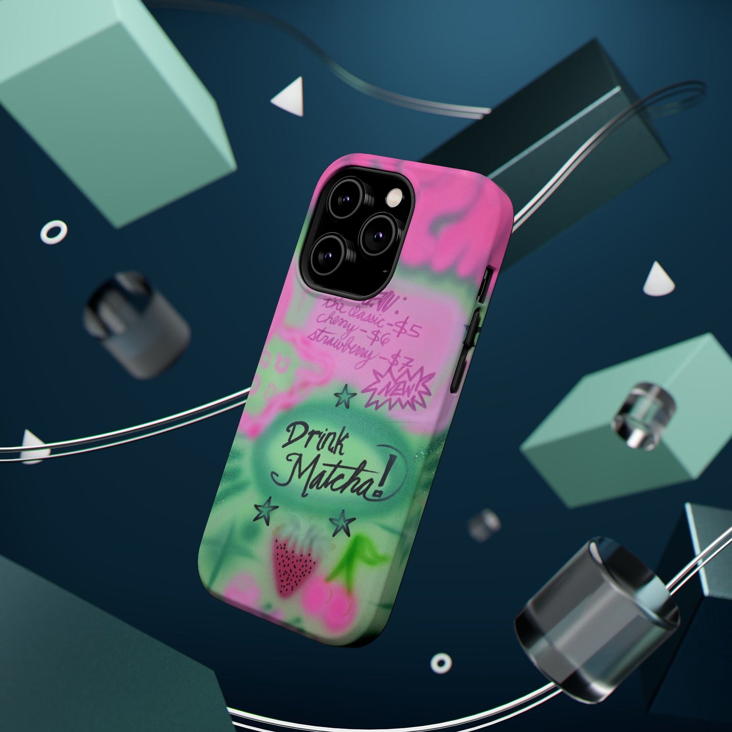 MagSafe "matcha!" airbrush iPhone case