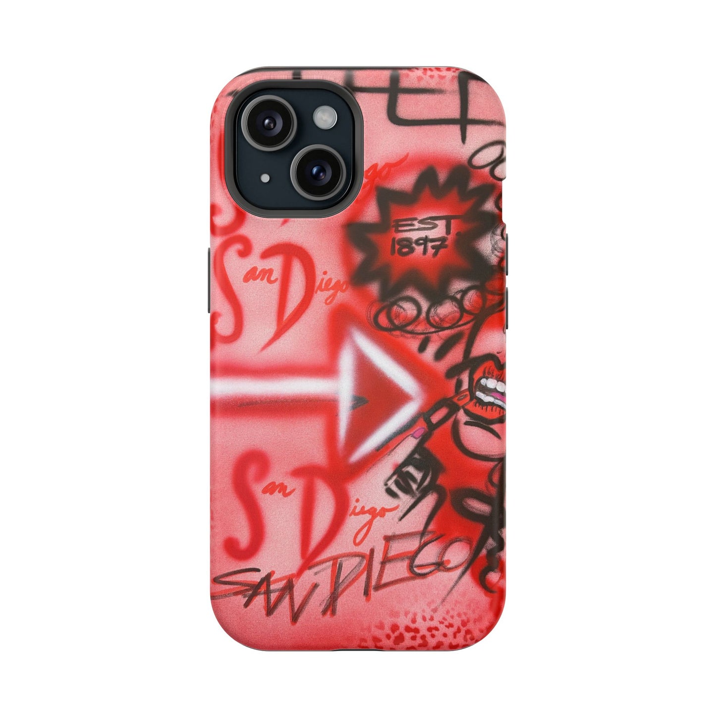 MagSafe "San Diego" Airbrush iPhone-Hülle