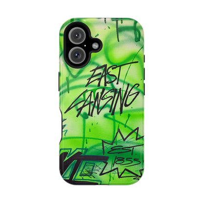 MagSafe "east lansing, mi" airbrush iPhone case