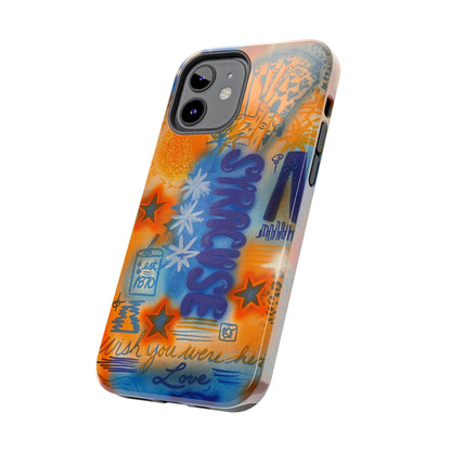 "syracuse" airbrush iPhone case