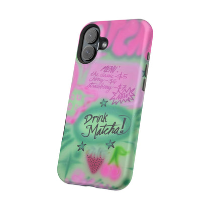 MagSafe "matcha!" airbrush iPhone case