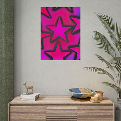 "UR A STAR! pt. 2" airbrush rolled print