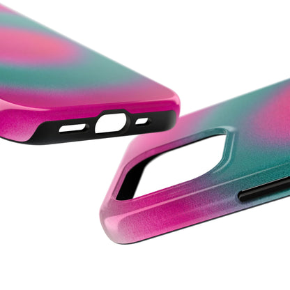 "watermelon swirl" aura airbrush iPhone case