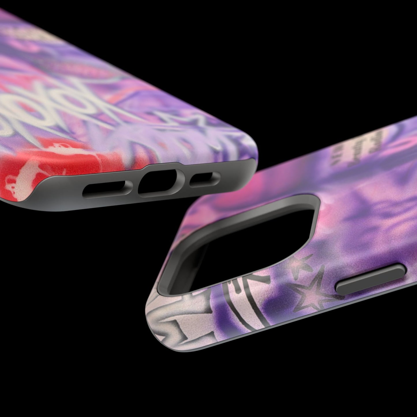MagSafe "mic check" airbrush iPhone case