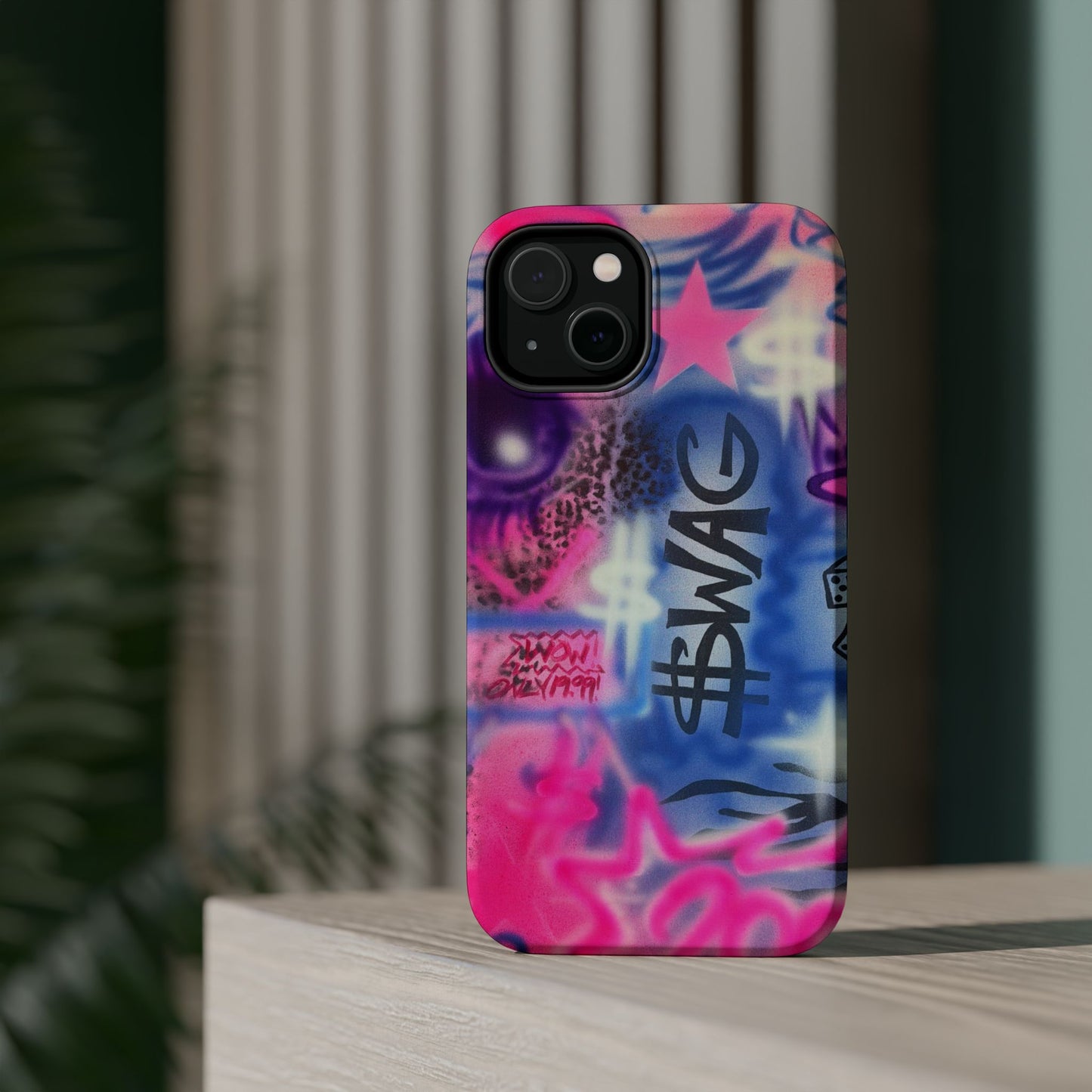 MagSafe "$wag" airbrush iPhone case