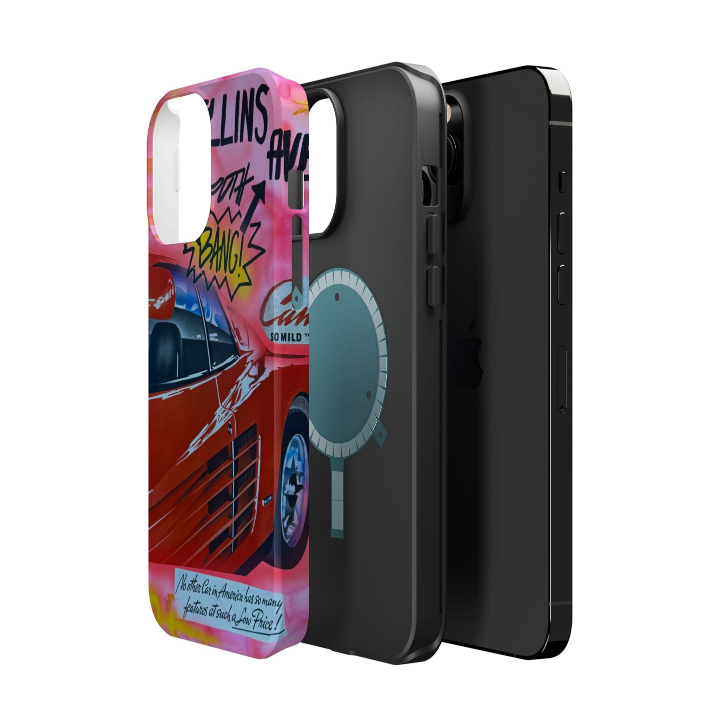 MagSafe "miami momentos" airbrush iPhone case