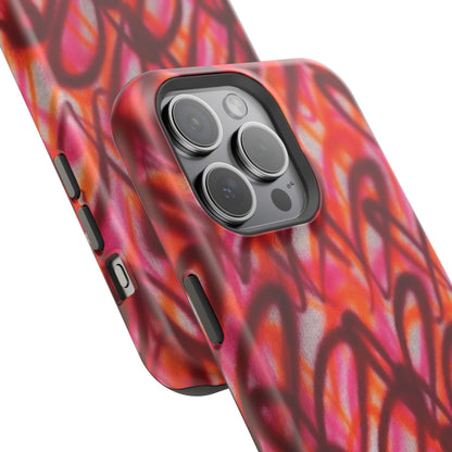 MagSafe „Graffiti Love“ Airbrush iPhone Hülle