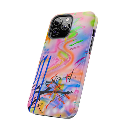 "neon haze" airbrush iPhone case