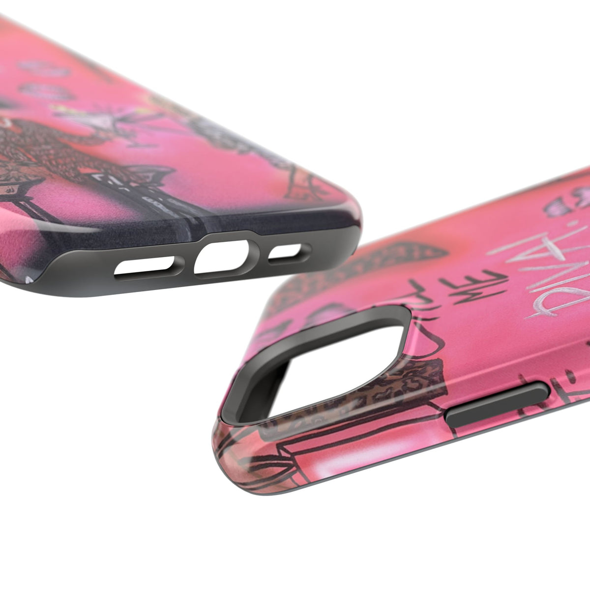 MagSafe "party diva" airbrush iPhone case