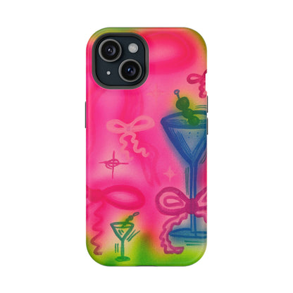MagSafe „Bow Martini“ Airbrush-iPhone-Hülle