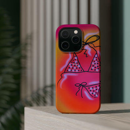 MagSafe "glitter bikini" airbrush iPhone case