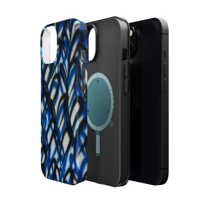 MagSafe "abstract hearts" airbrush iPhone case