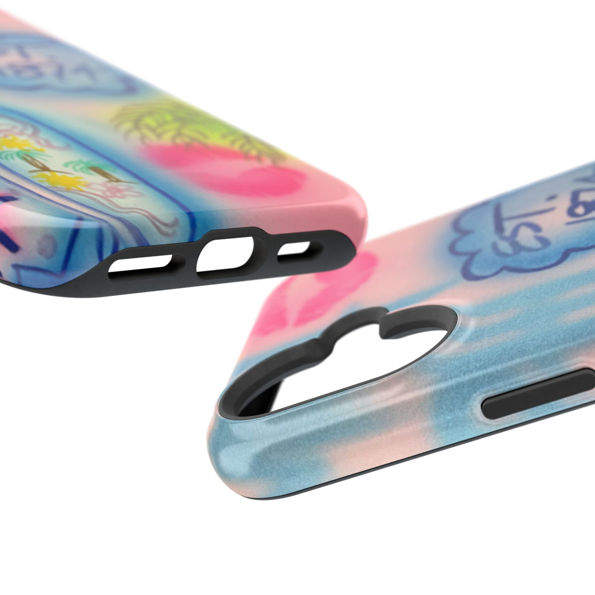 MagSafe "in the wave" airbrush iPhone case