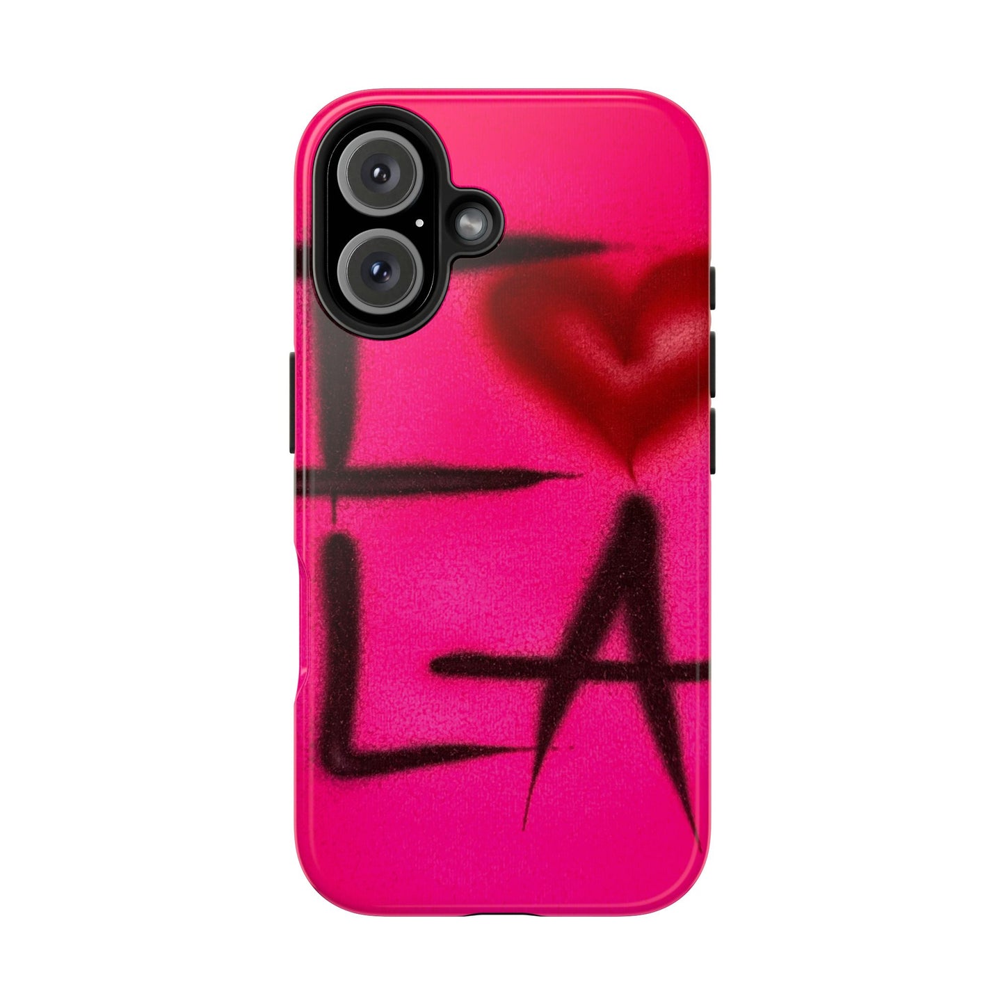 "I <3 LA" airbrush iPhone case