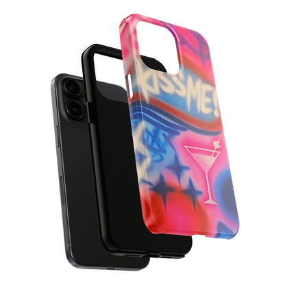 "kiss me pt. 2" airbrush iPhone case