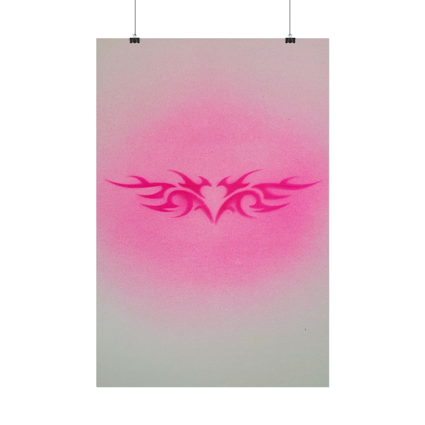 "trampstamp" airbrush rolled print