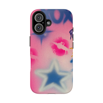 "star symbol" airbrush iPhone case
