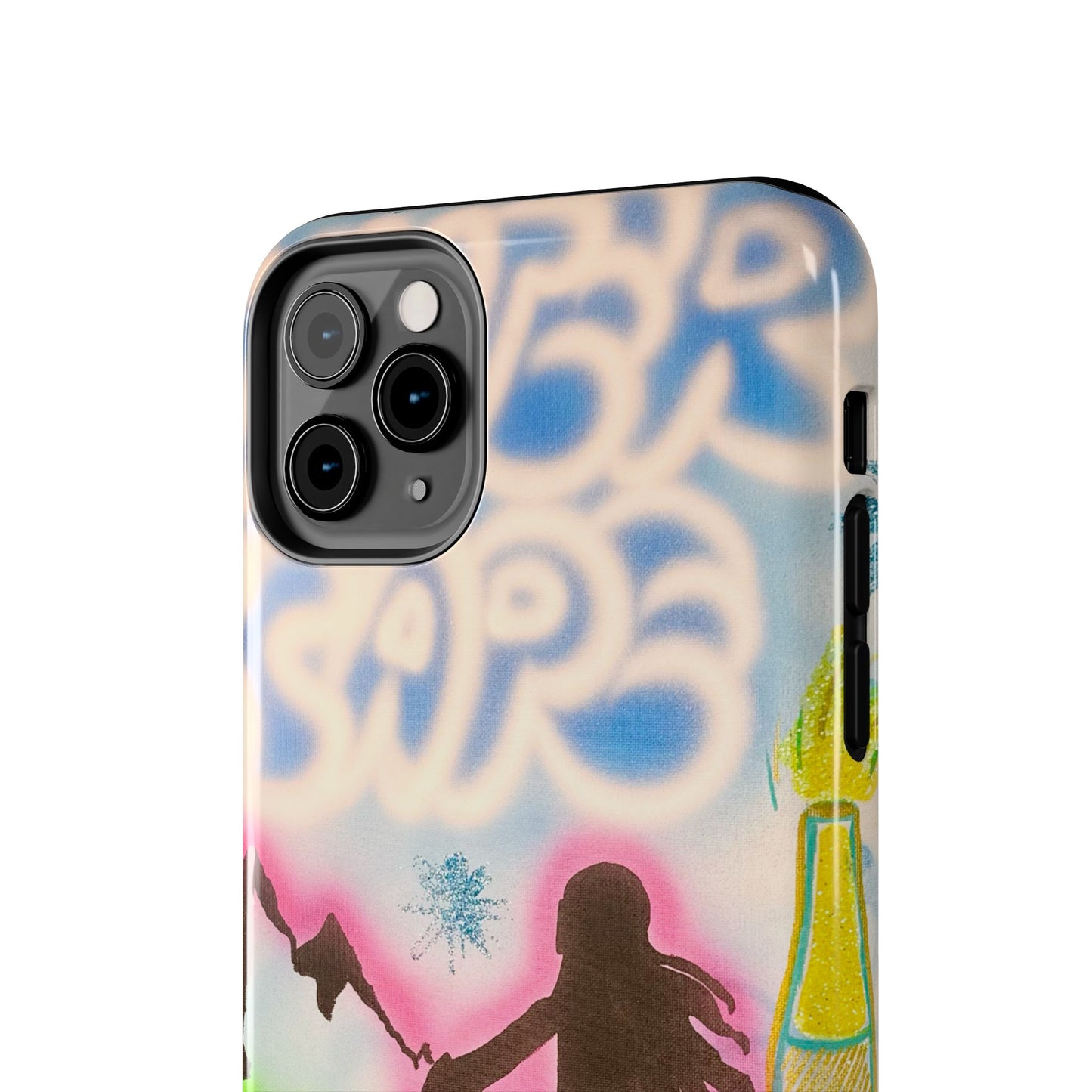 "winter escape" airbrush iPhone case