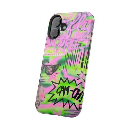 MagSafe "green camo" airbrush iPhone case
