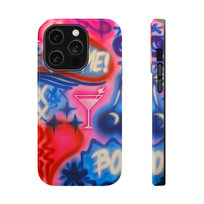 MagSafe "kiss me pt. 2" Airbrush iPhone Hülle
