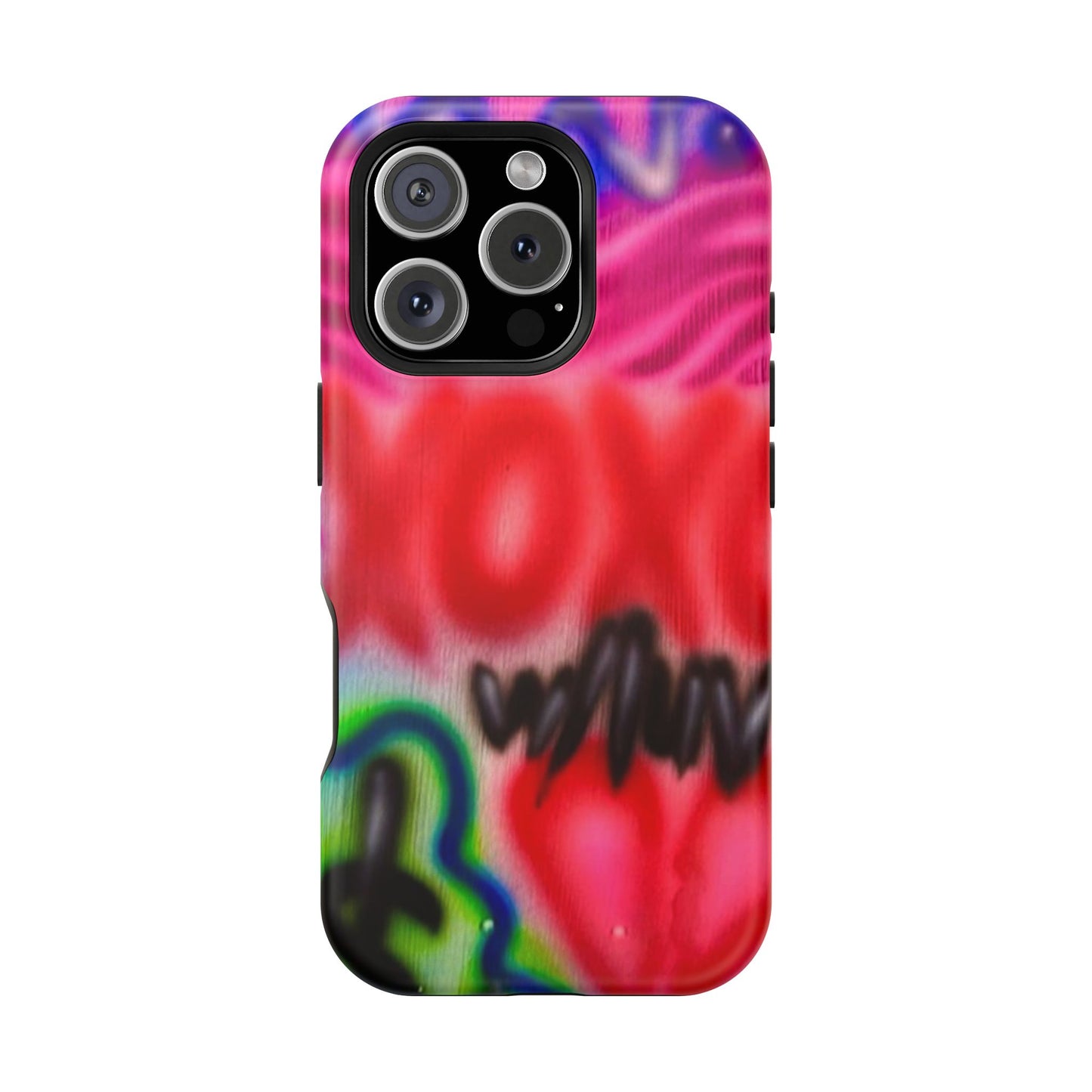MagSafe Airbrush-iPhone-Hülle „with luv, xoxo“