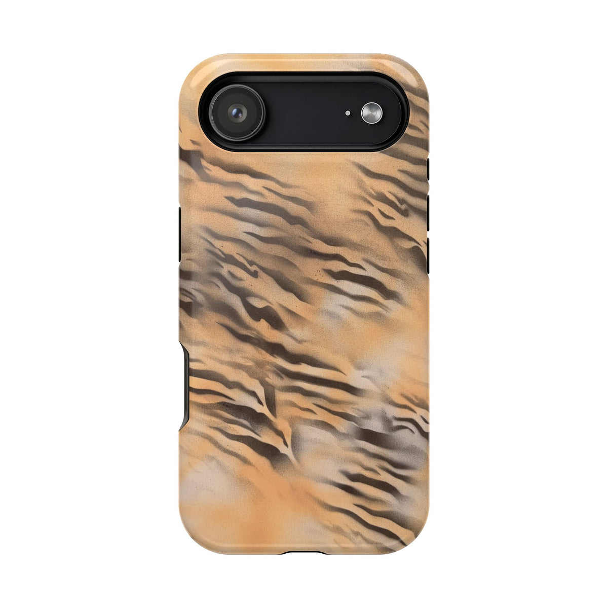 MagSafe "neutral tiger" airbrush iPhone case