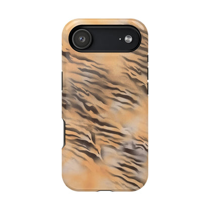 MagSafe "neutral tiger" airbrush iPhone case