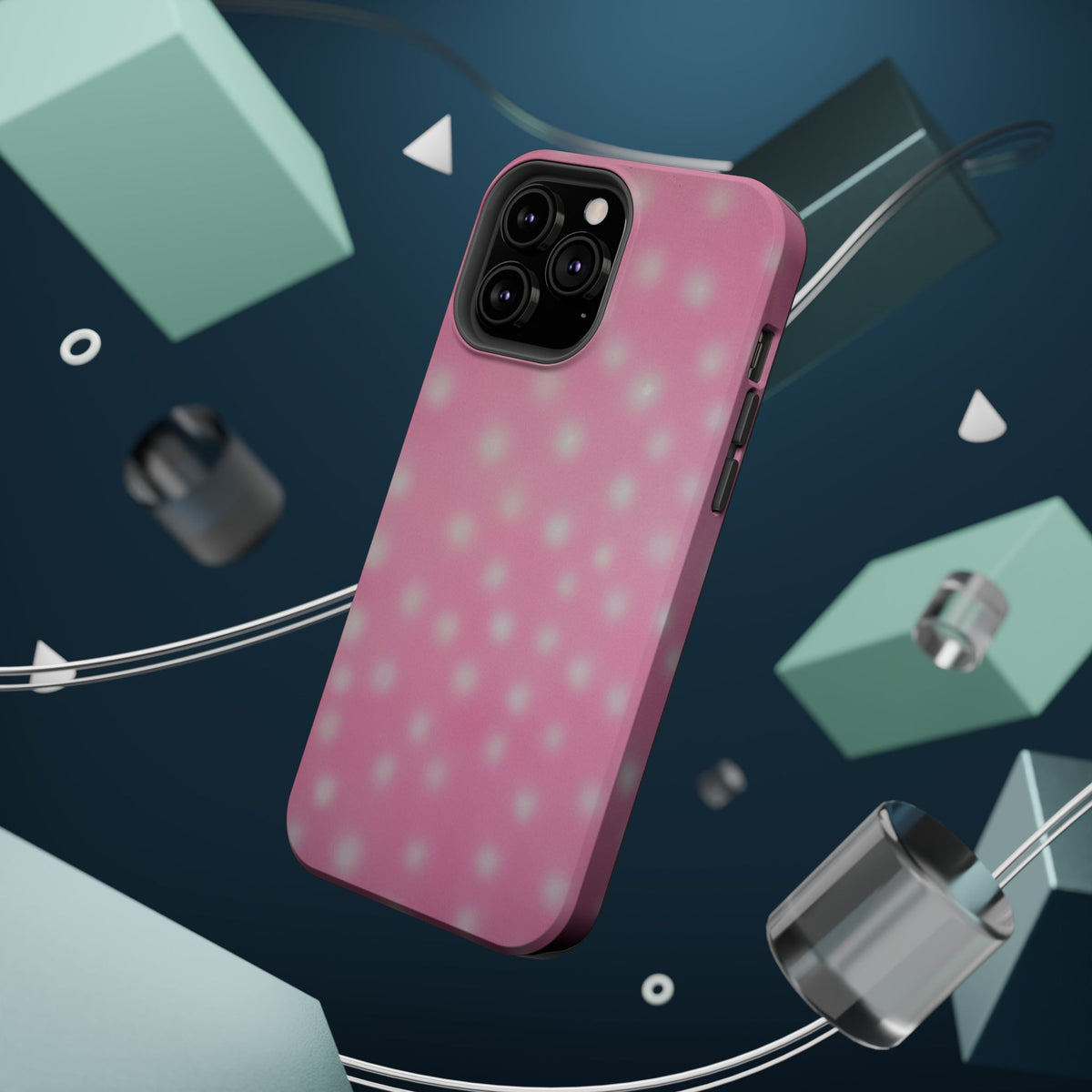 MagSafe "Erdbeerstrudel-Polkadots" Airbrush iPhone Hülle
