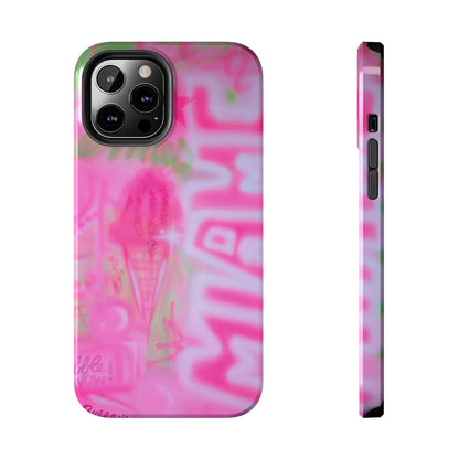 "sunset sorbet" airbrush iPhone case