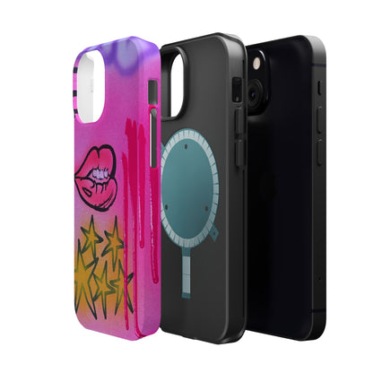 MagSafe "star drip" airbrush iPhone case