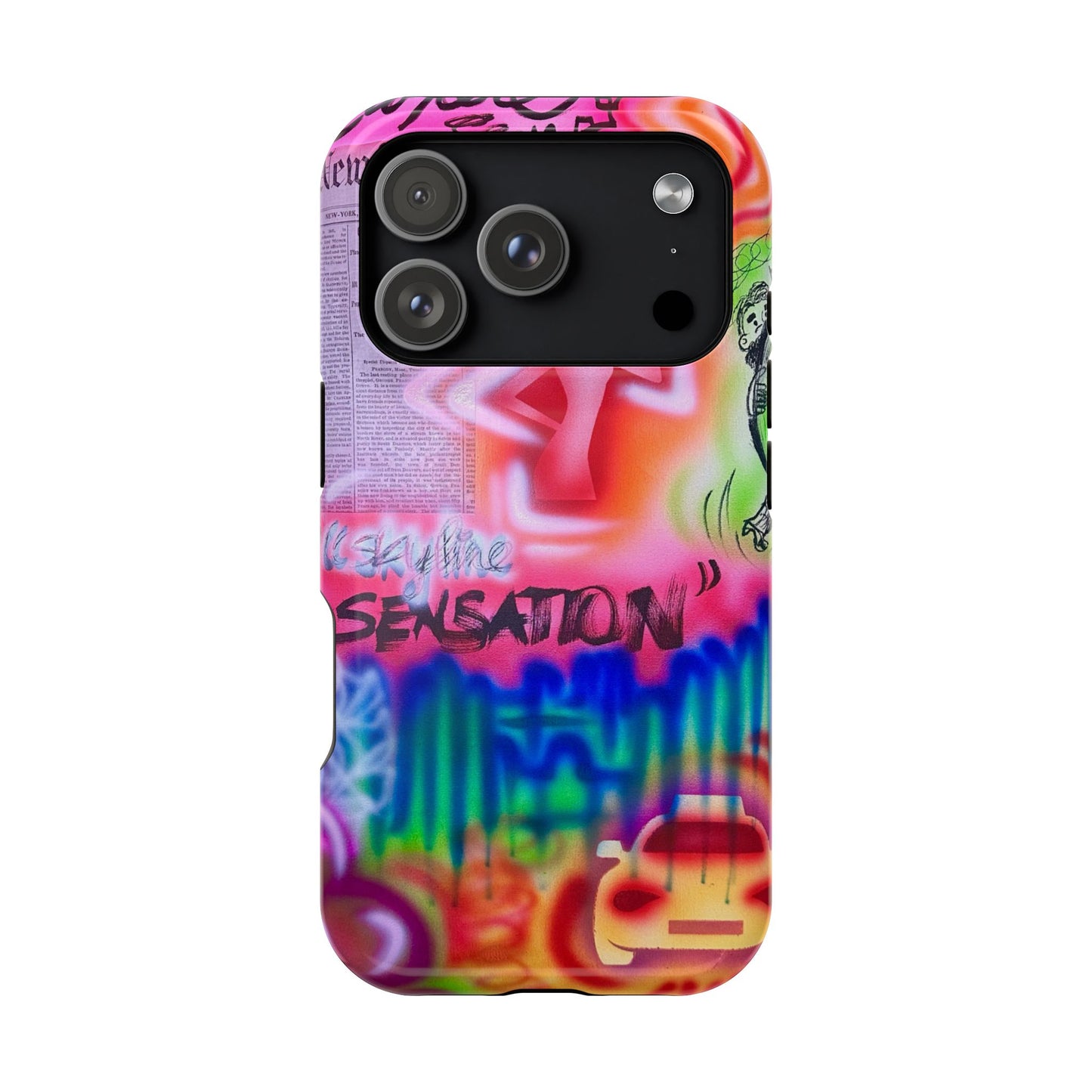 MagSafe "skyline sensation" airbrush iPhone case