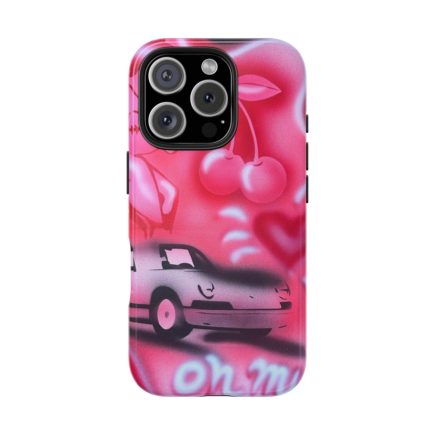 "on her way" airbrush iPhone case