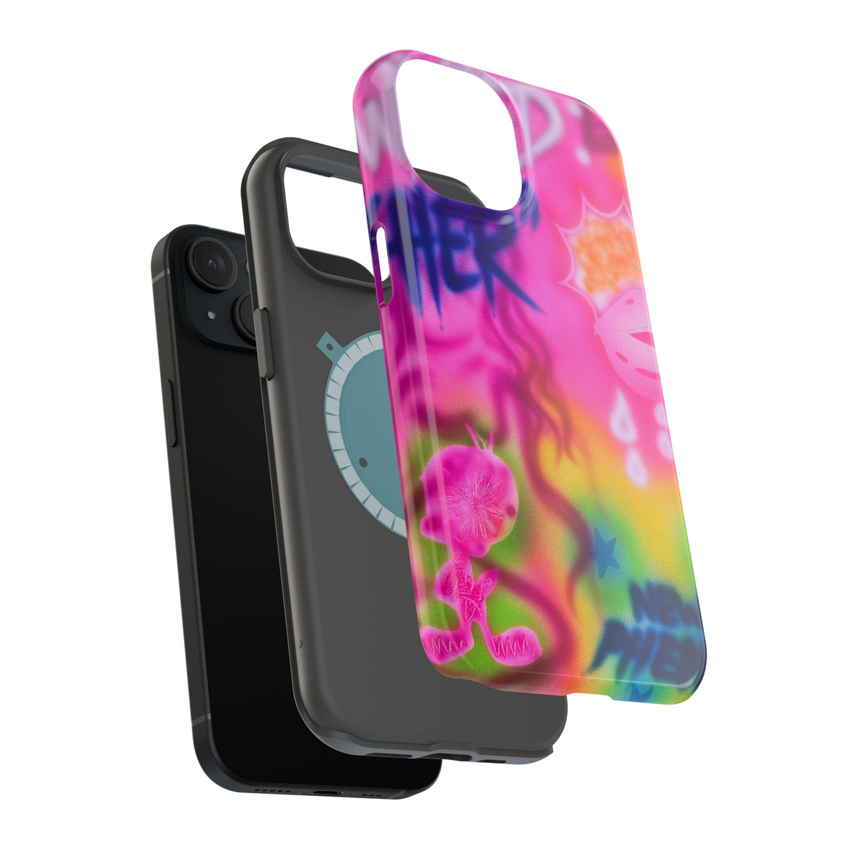MagSafe "wanted" airbrush iPhone case