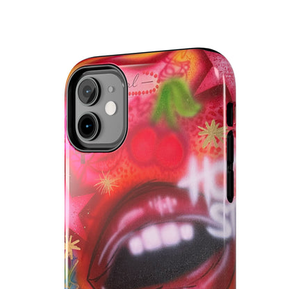 "hot stuff" airbrush iPhone case