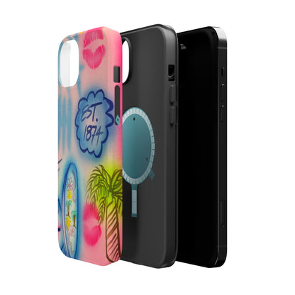 MagSafe "in the wave" airbrush iPhone case