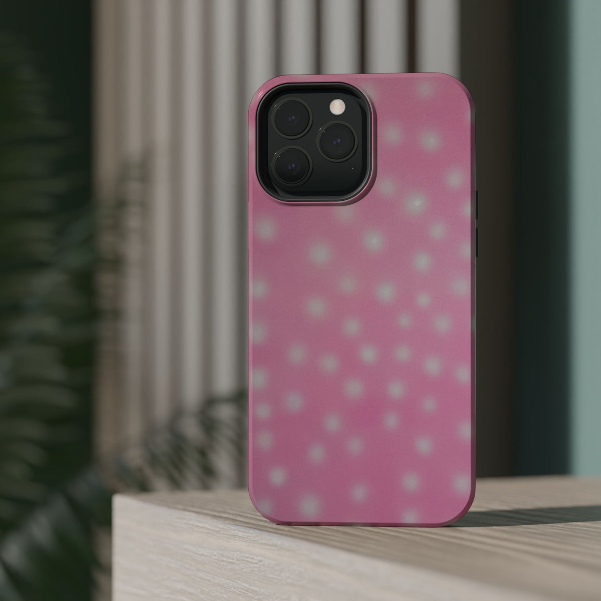 MagSafe "Erdbeerstrudel-Polkadots" Airbrush iPhone Hülle