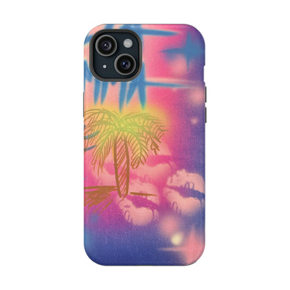 MagSafe "glowy night" airbrush iPhone case