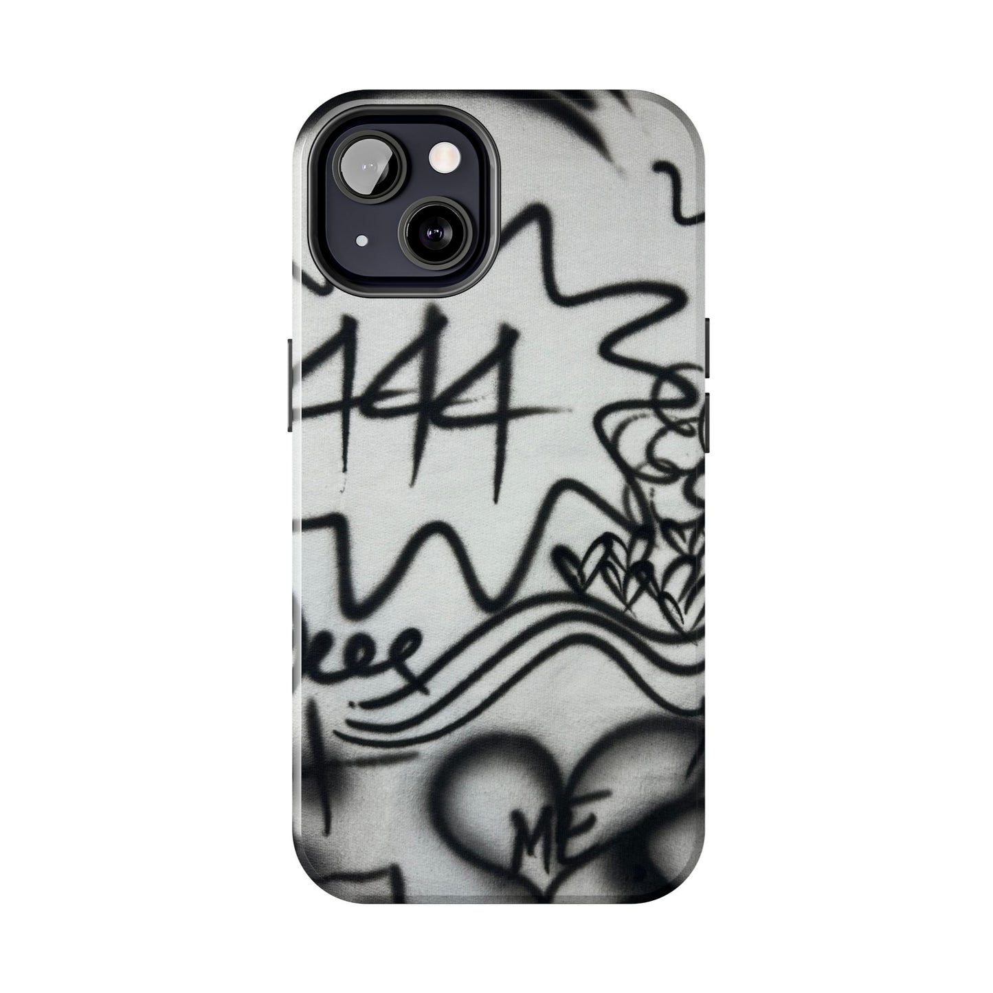 "444” airbrush iPhone case