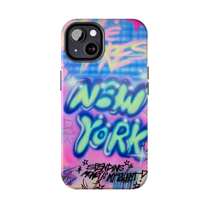 "spending money is my talent" airbrush iPhone case