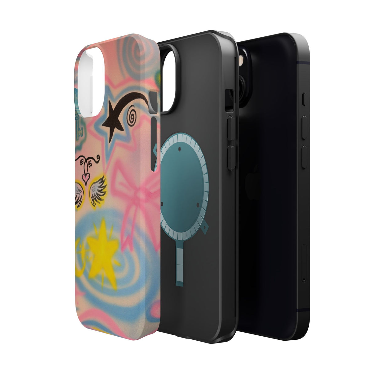 MagSafe "star energy" airbrush iPhone case