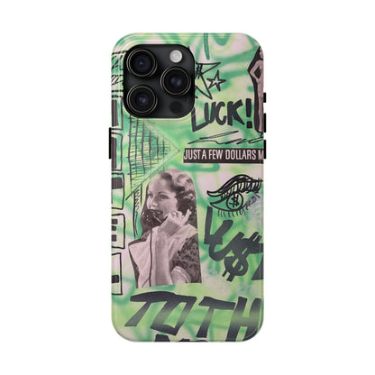 "lust over luck" airbrush iPhone case