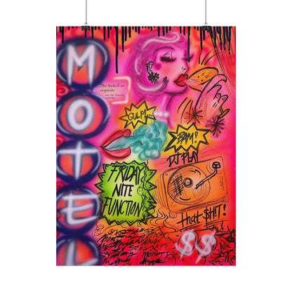 "vegas ventures" airbrush rolled print