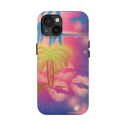 "glowy night" airbrush iPhone case