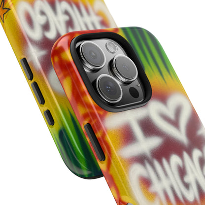"chicago" airbrush iPhone case