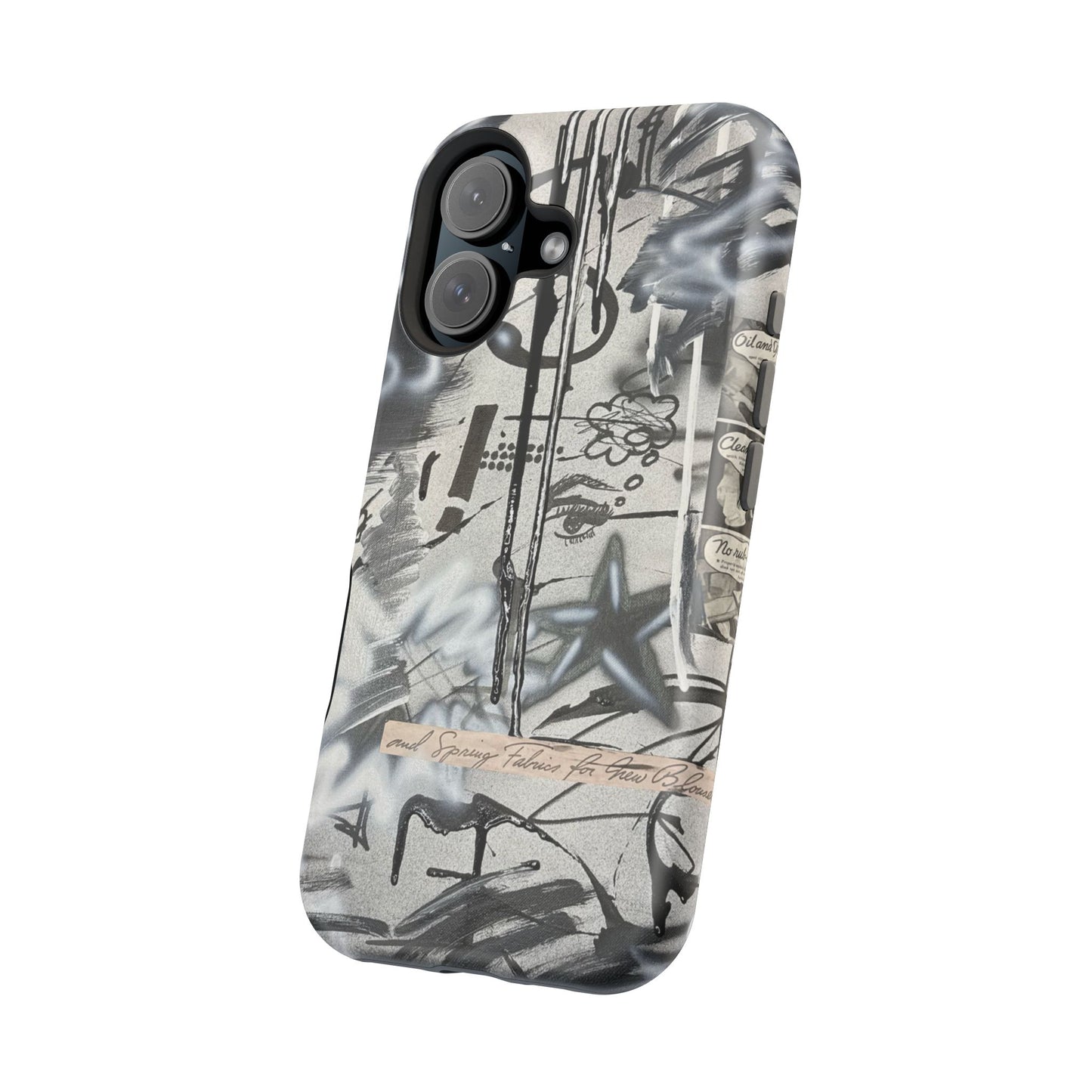 MagSafe "monochrome mood" airbrush iPhone case