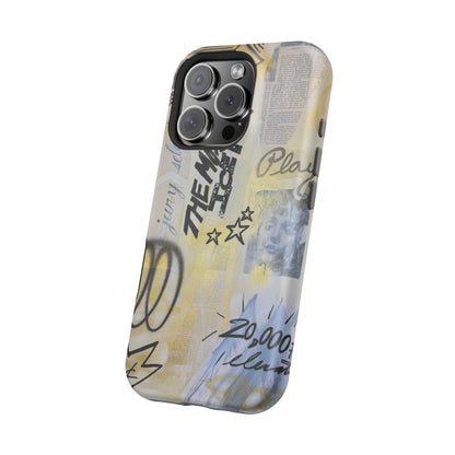 MagSafe "golden glacier" airbrush iPhone case