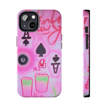 "lucky ace" airbrush iPhone case