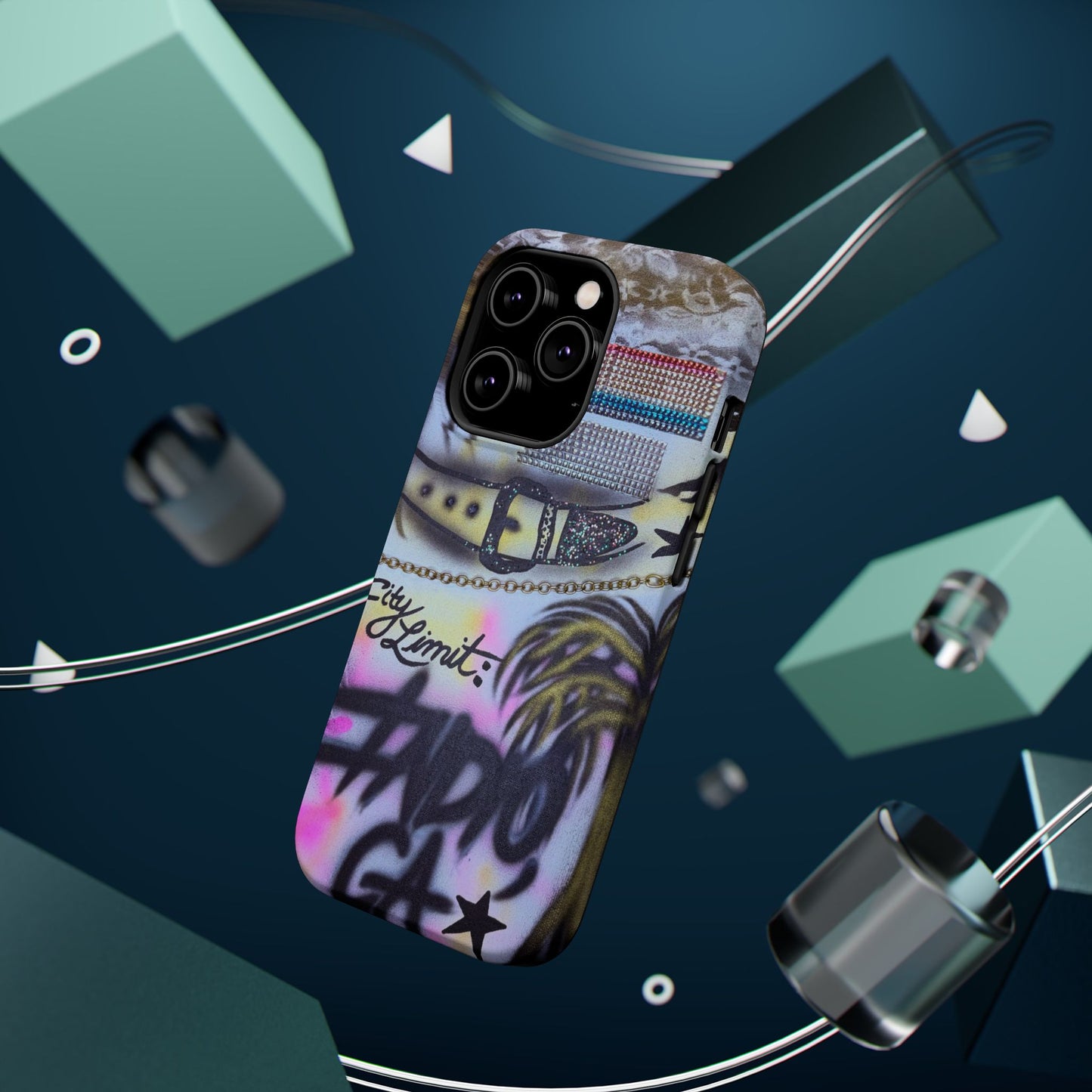 MagSafe "indio, ca" airbrush iPhone case